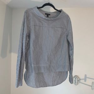 J Crew Funnel Neck Blouse